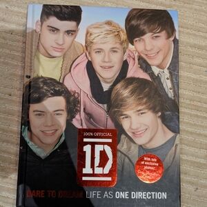 1D One Direction Coffee Table Book - Pink, Red, Blue, Black, White